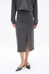 Wear Three Points Anthracite Spirit Midi Skirt