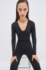 Wear Three Points Samantha Bodysuit (With Zipper)