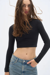 Wear Three Points Pulse Basic Black Long Sleeve T-Shirt