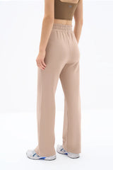 Wear Three Points Stone Colored Lubna Trousers