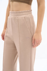 Wear Three Points Stone Colored Lubna Trousers