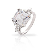 SooSilkyGems RADIANT CUT SOLITAIRE RING