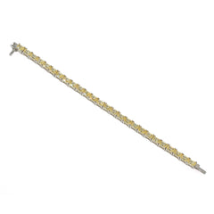 SooSilkyGems CLASSIC BAGUETTE TENNIS BRACELET