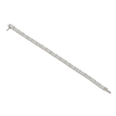 SooSilkyGems BAGUETTE BRACELET TINY STONES BETWEEN