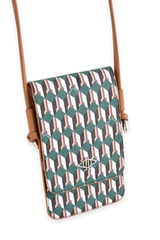 Dellel Deri Green Helion Phone Bag
