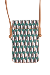 Dellel Deri Green Helion Phone Bag