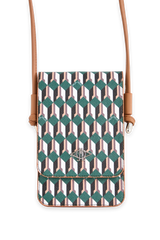 Dellel Deri Green Helion Phone Bag