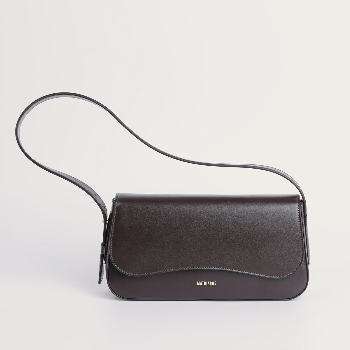 MATRIARQE Otto Baguette Bag in Leather - Brown