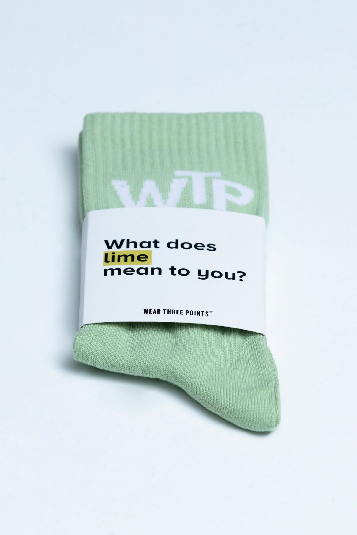 Wear Three Points WTP Green Socks