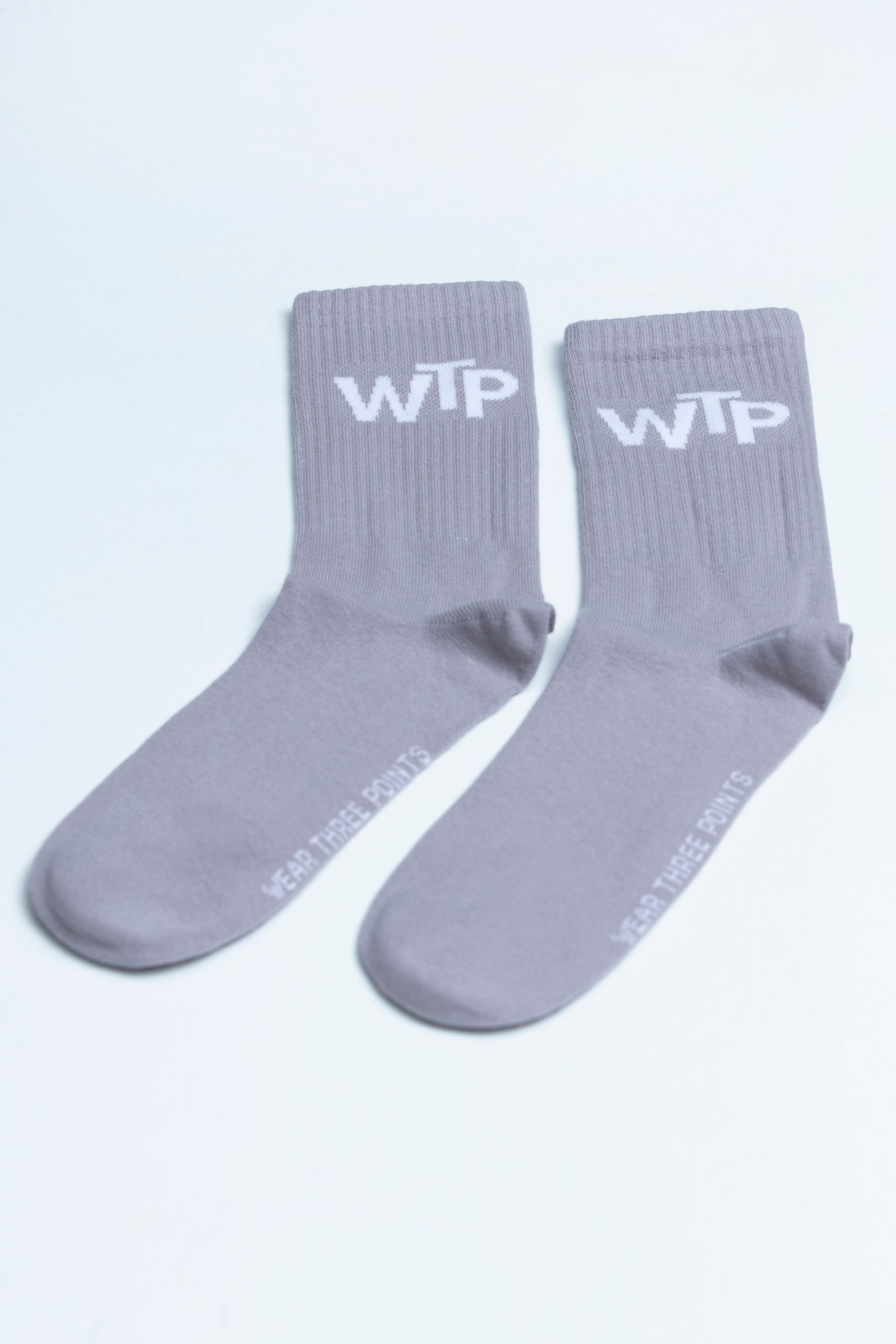 Wear Three Points WTP Gray Socks