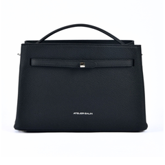 Atelier Galin Cube Lock Bag - Black & Silver
