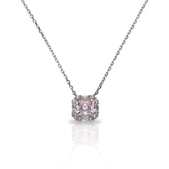 SooSilkyGems PAVE EDGED CHAIN NECKLACE