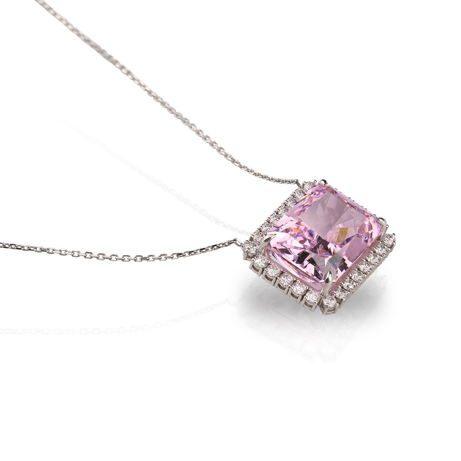 SooSilkyGems ALTIN ​​DİKDÖRTGEN RENK KOLYE