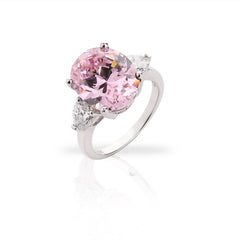 SooSilkyGems OVAL SOLITAIRE RING
