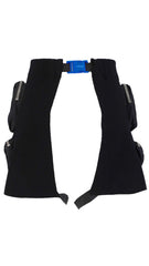 Knitology KNTLGY Black Knitted Multi-Pocket Belt Bag
