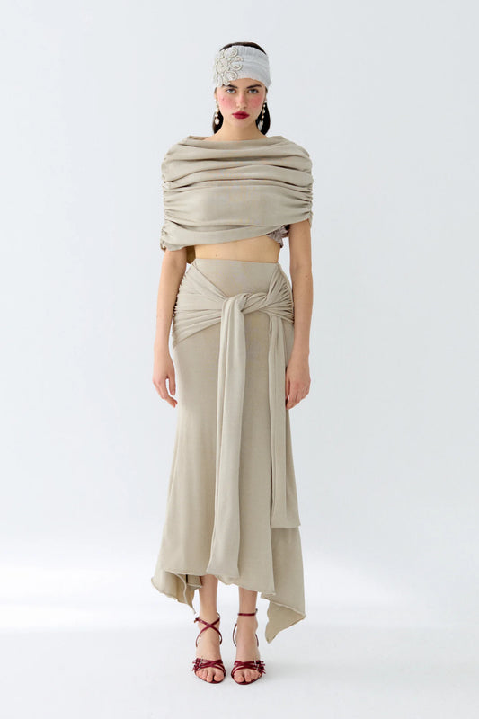 Fée Muse Lydia Crop Cape Set