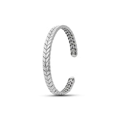 Chaseldor Helix Silver Men's Bracelet