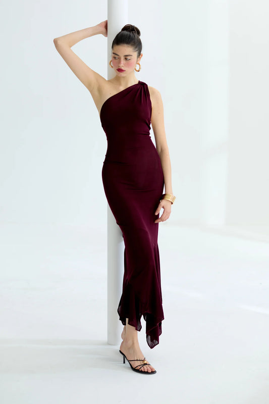 Fée Muse Wine Dress