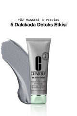 Clinique 2'si 1 Arada Kömür Maskesi+Scrub 100ML