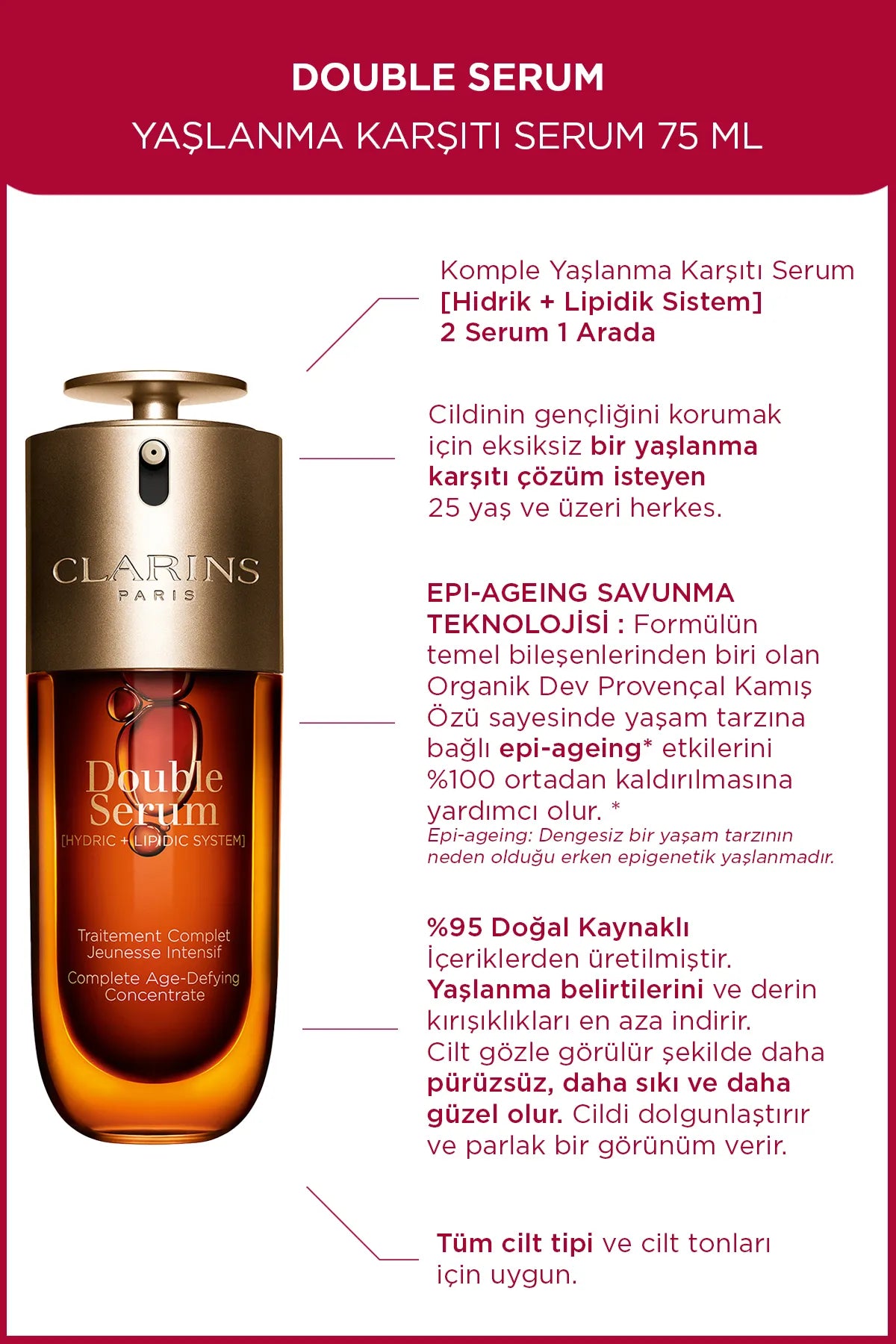 CLARINS Double Serum 9 - 75 ml