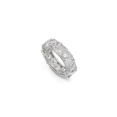 SooSilkyGems TRIANGLE STONES WEDDING RING