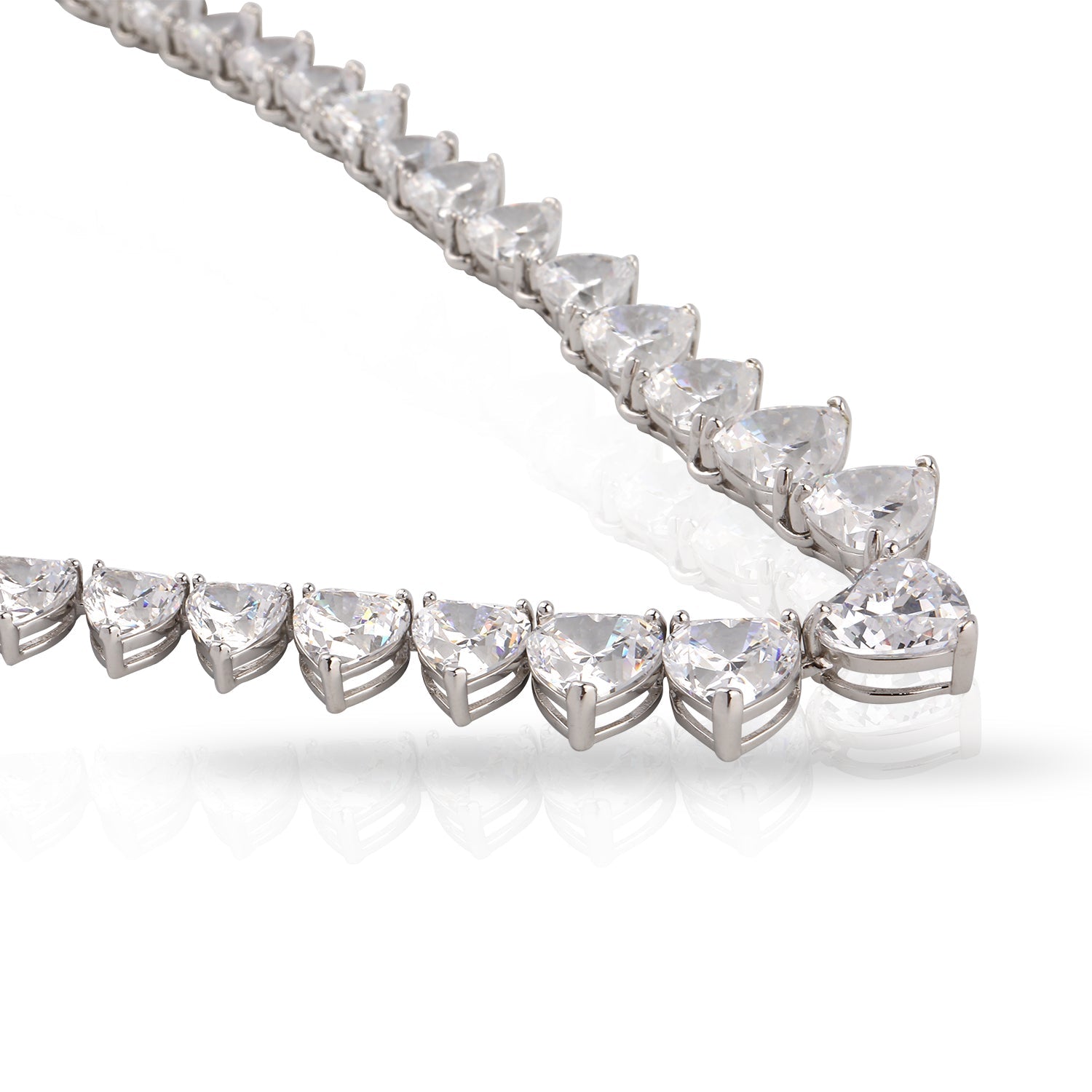 SooSilkyGems LOVE TENNIS NECKLACE