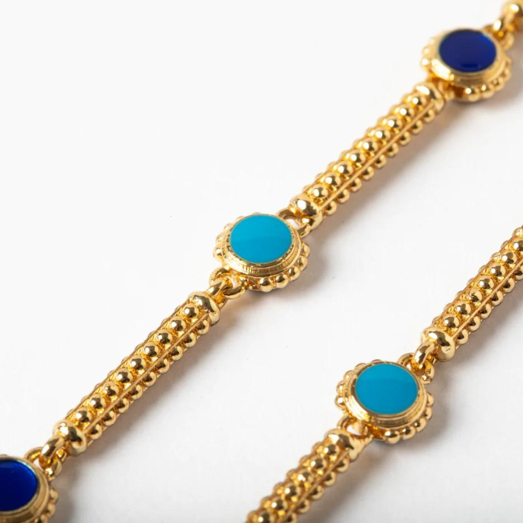 Maison Lygos Aelia Enamel Necklace