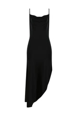 Knitology KNTLGY Asymmetric Satin Dress