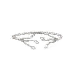 Chaseldor Crystal Bloom 925 Sterling Silver Women's Bracelet