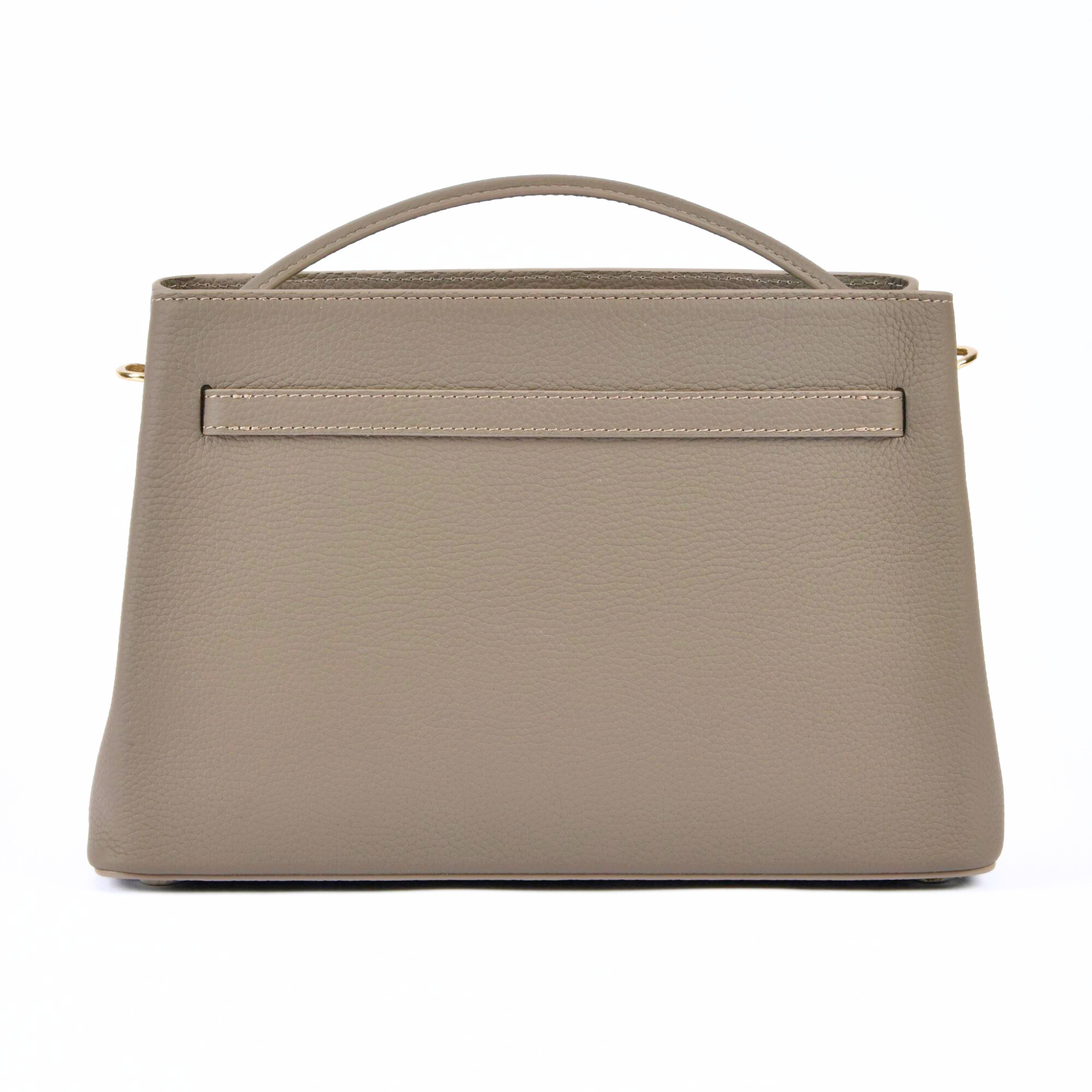 Atelier Galin Cube Lock Bag - Mink