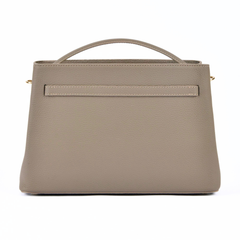 Atelier Galin Cube Lock Bag - Mink