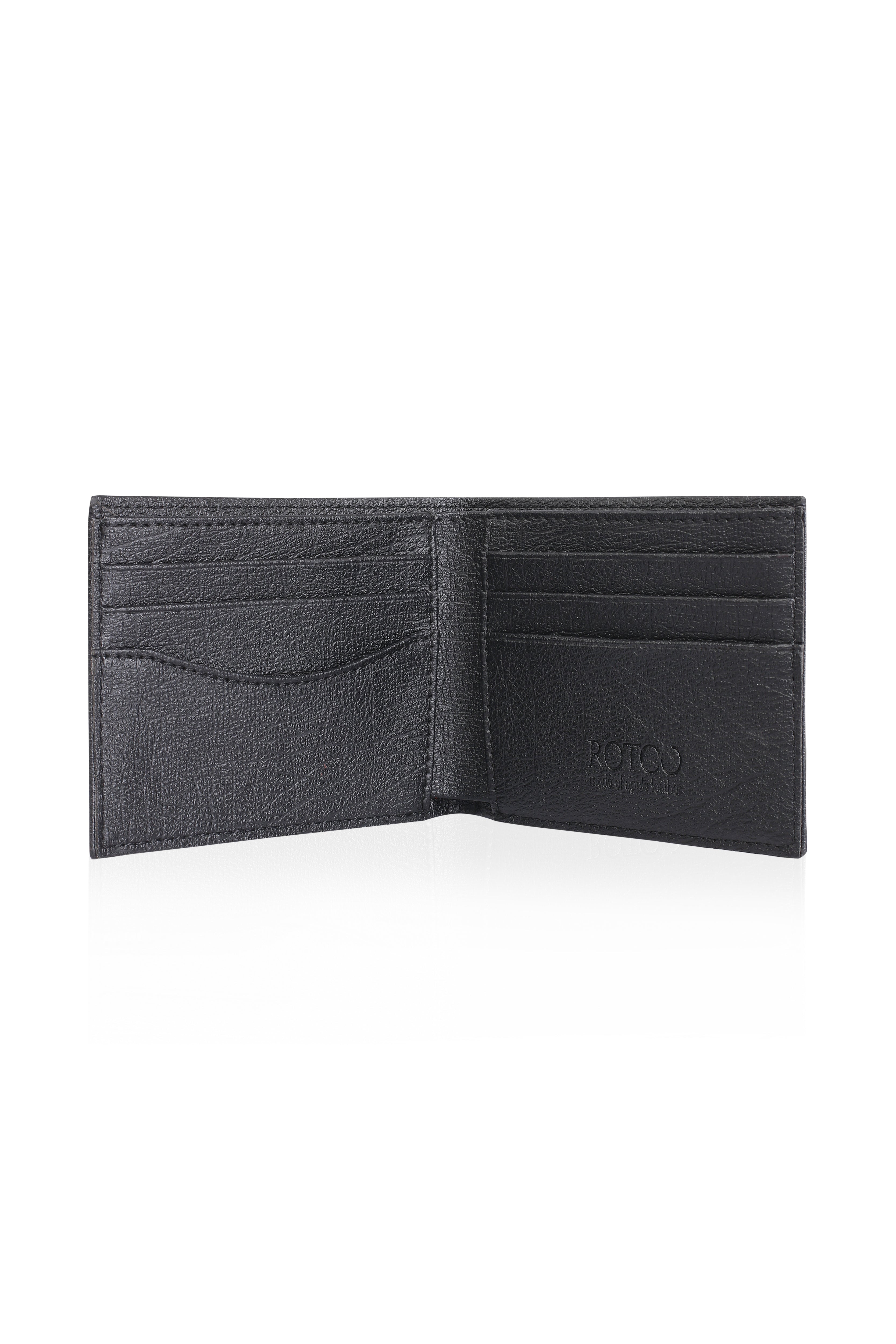 ROTCO Black Wavy Wallet