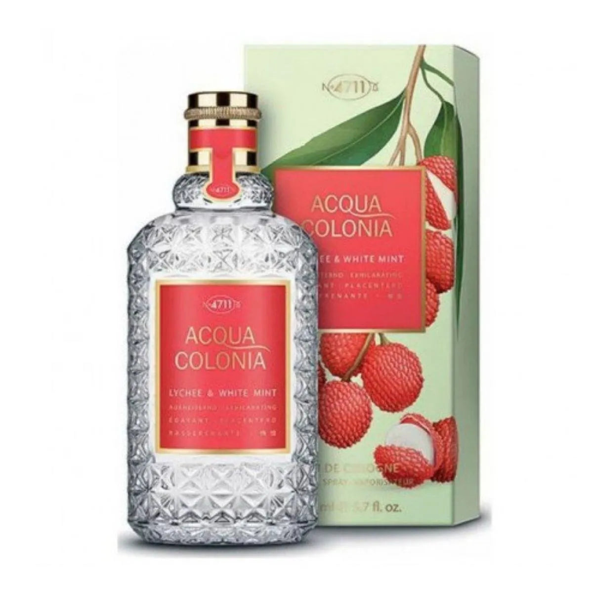 4711 Acqua Colonia Lychee & White Mint EDC 170 ml Unisex Parfüm