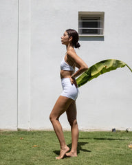 IAMLOVEIN White Only Shorts