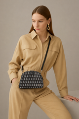 Dellel Deri Black Capri Bag