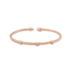 Chaseldor Rosetwist Bracelet – 925 Sterling Silver