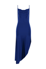 Knitology KNTLGY Asymmetric Satin Dress