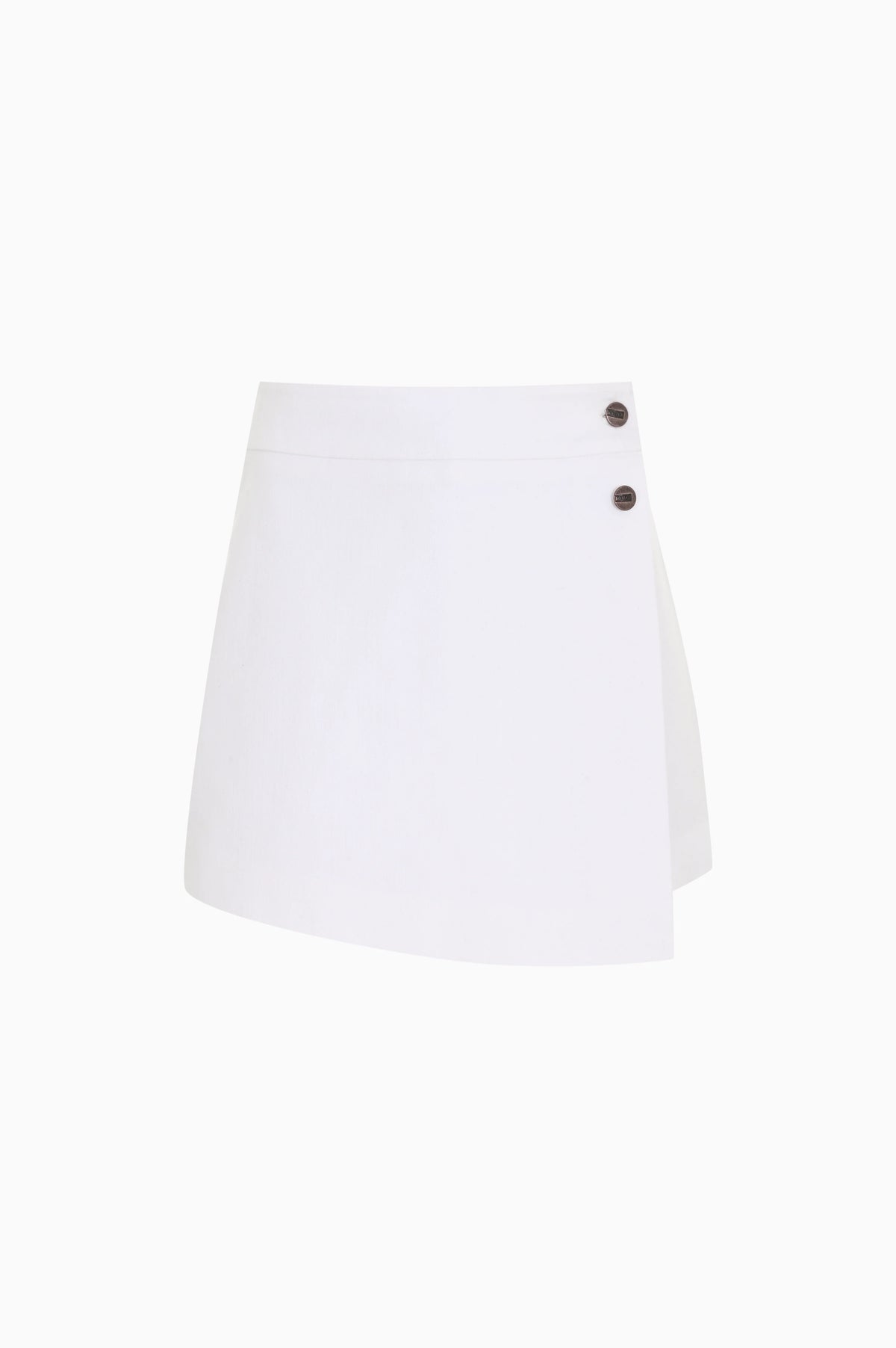 Knitology KNTLGY Copper Button Denim Skort
