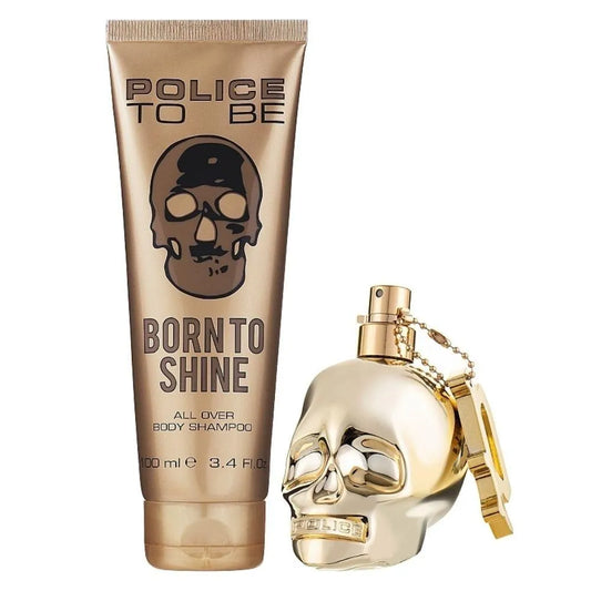 Police To Be Born To Shine EDT 40 ml+All Over Body Shampoo 100 ml Erkek Parfüm Seti