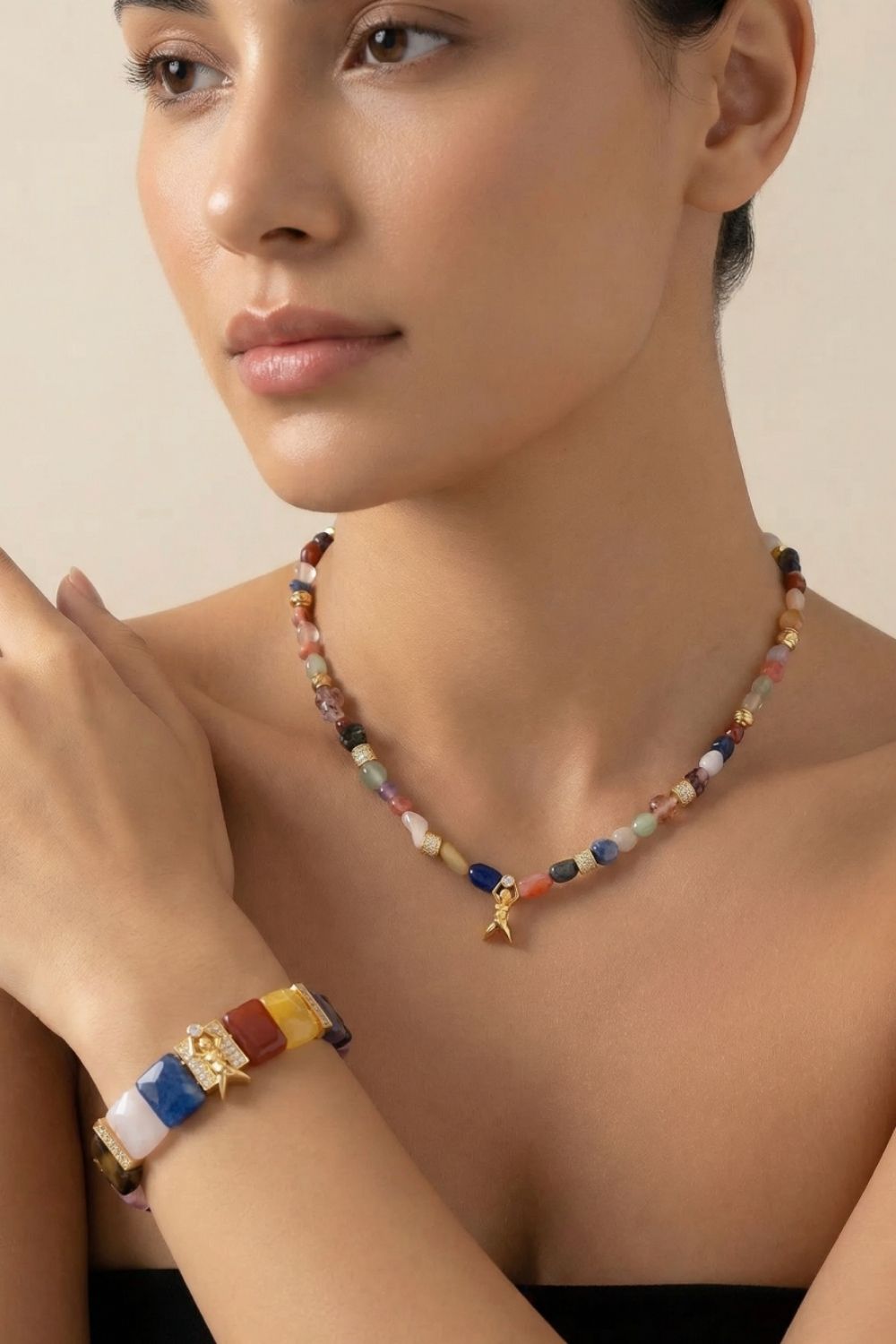 Pia Yuli High Jewelry Chakra Balance Necklace