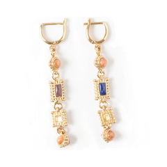Maison Lygos Irene Gemstone Earrings