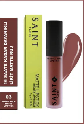 Saint Paris Matte Lipstick 03 Burnt Nude