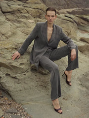 Uge Ares Vatkalı Bambu Blazer