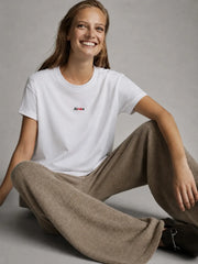 Aimée Coastal Vibe White Tshirt