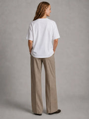 Aimée Coastal Vibe White Tshirt