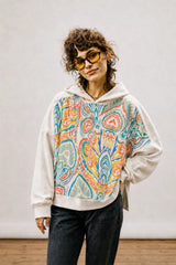 Aimée Ethnic Print Sweatshirt