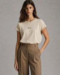 Aimée Golden Hour Soft Beige Tshirt