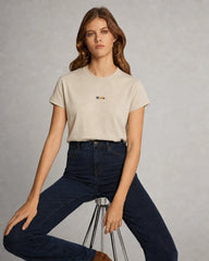 Aimée Golden Hour Soft Beige Tshirt