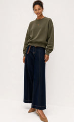 Aimée Olive Sweatshirt
