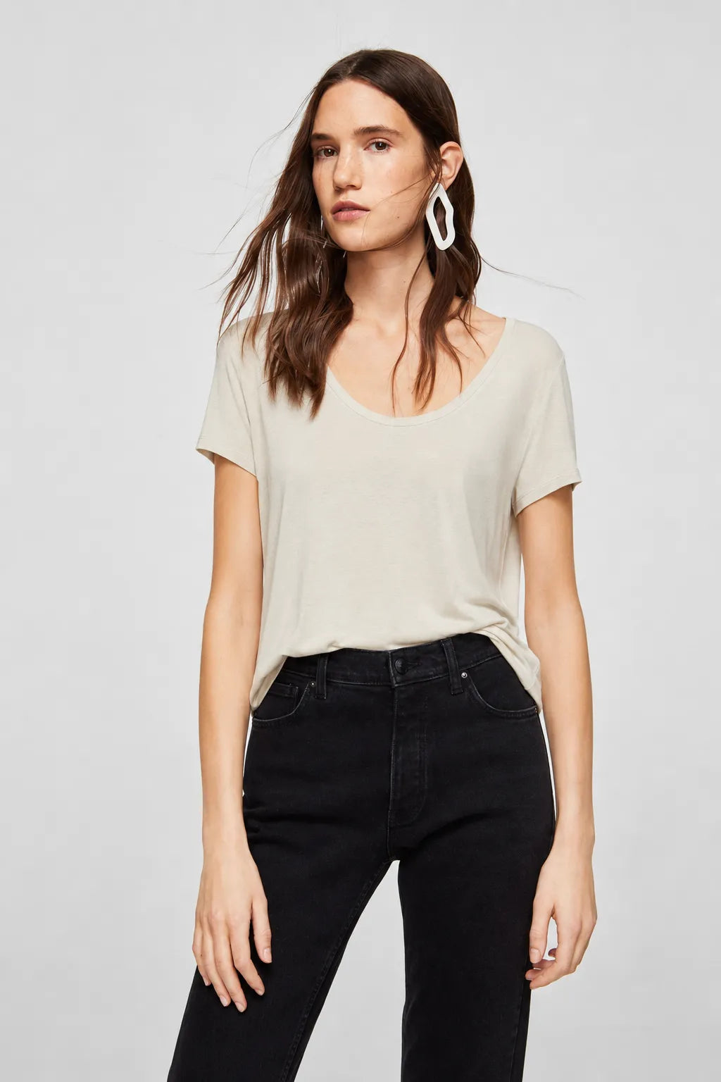 Aimée Pure Elegance Soft Beige Tshirt